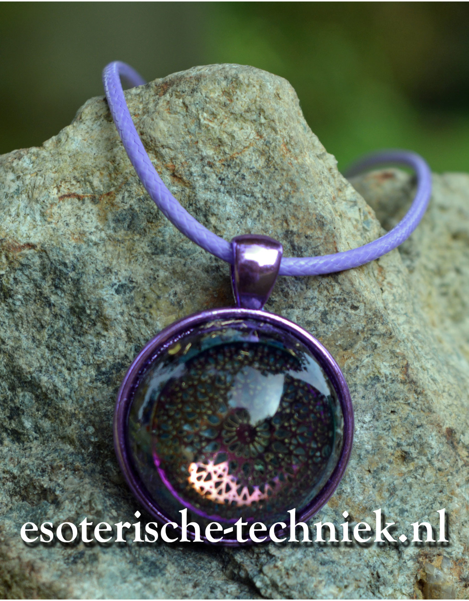 Orgonite Hanger multidimensionale kleuren met shungite en herkimer diamand