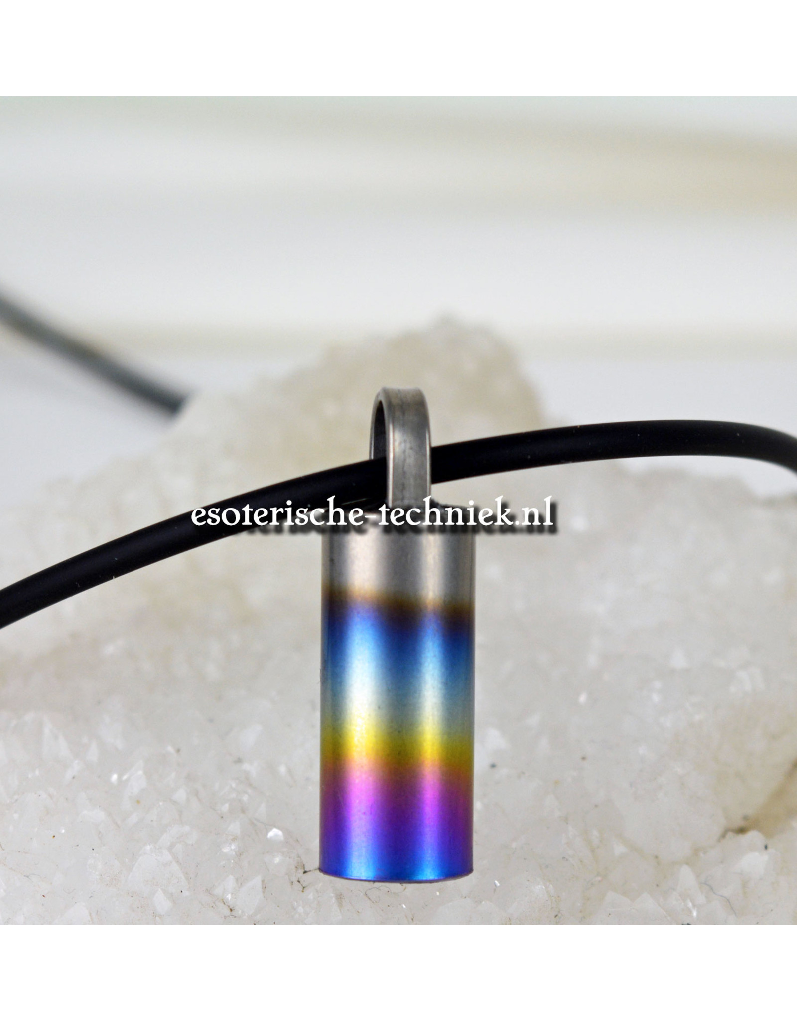 Titanium Orgonite Hanger met Shungite, Herkimer Diamant, Arkansas kristal hanger