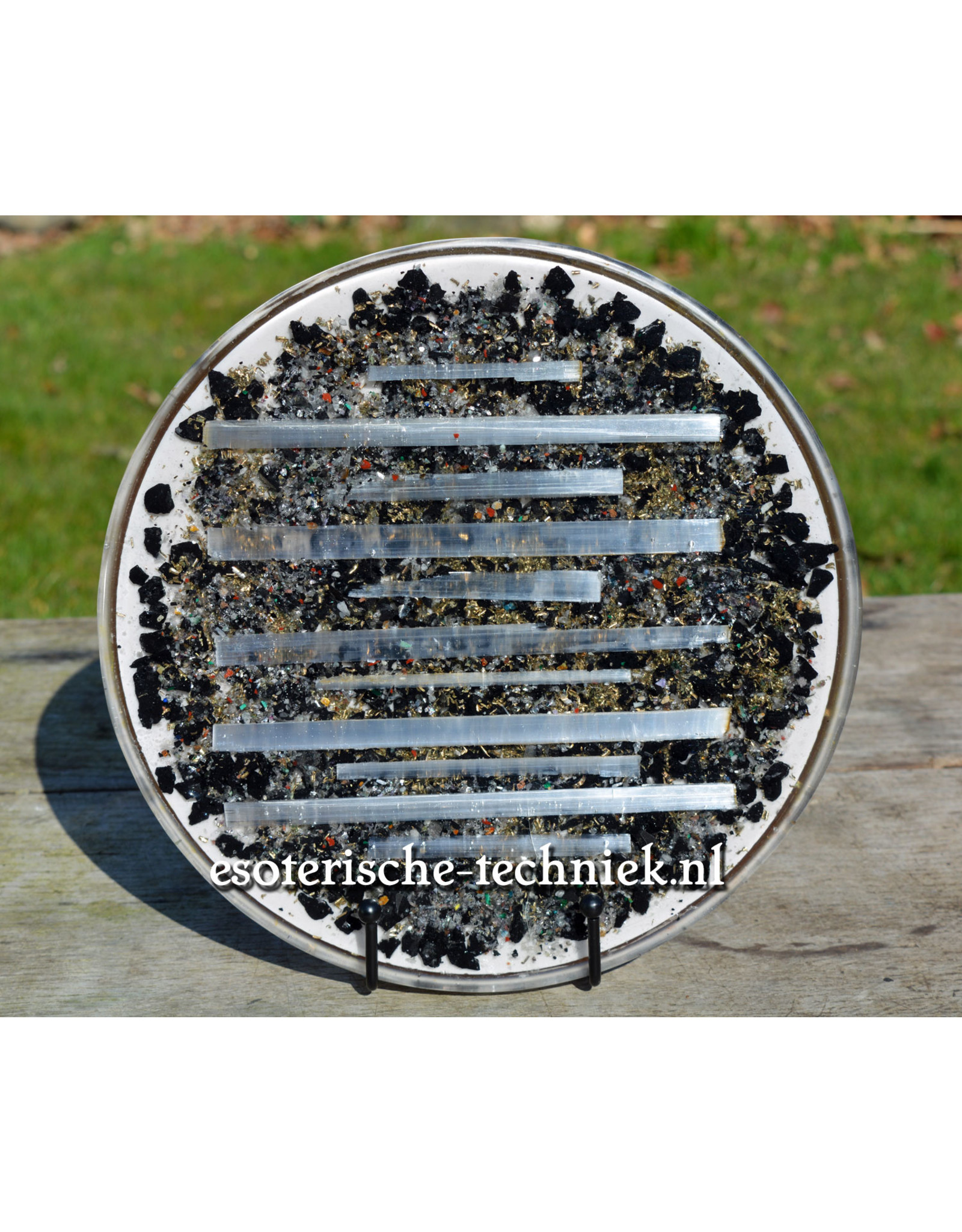 Orgonite Deco Art Shungite with Selenite Energy