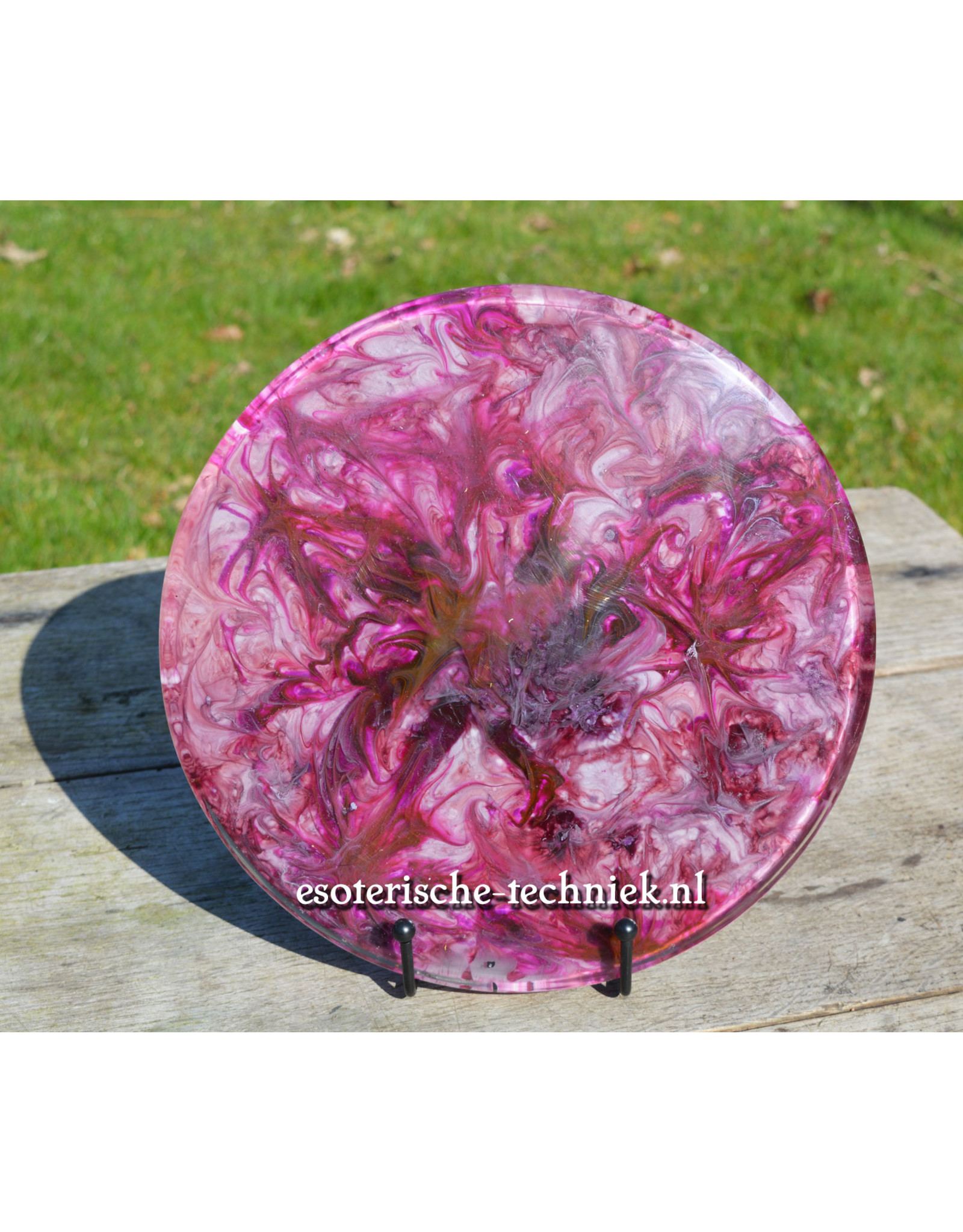Orgonite Deco Art with Shungite & Golden Healer Lemurian