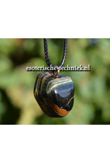 Orgonite Pendant with Hawk's Eye | Grounding & Protection