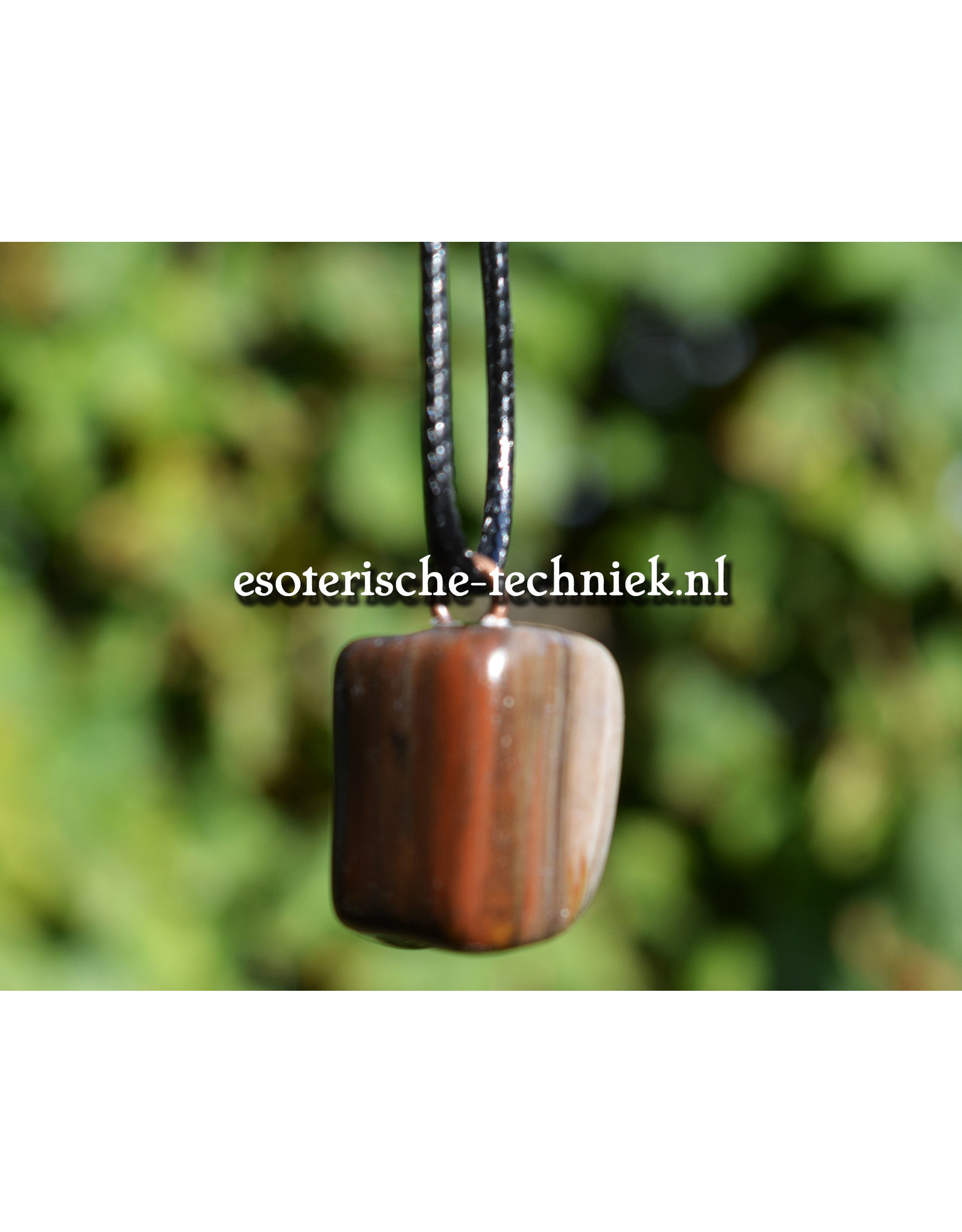 Orgonite Pendant with Hawk's Eye | Grounding & Protection