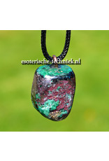 Orgone orgonite hanger edelsteen Chrysocolla met Cupriet, persoonlijke bescherming tegen verstorende energieën