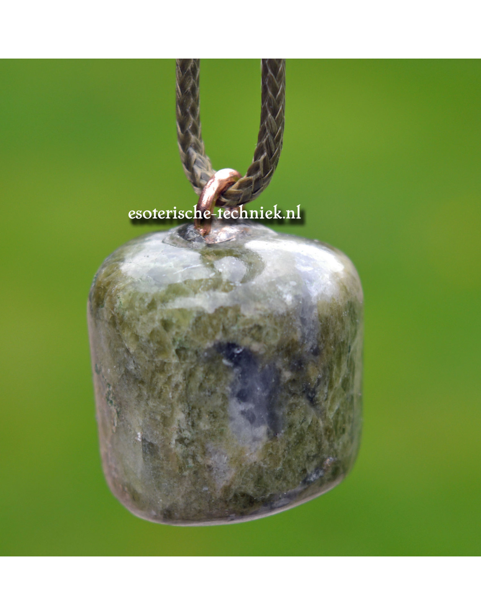 Orgonite Pendant with Vesuvianite (Idocrase) | Protection & Inner Strength
