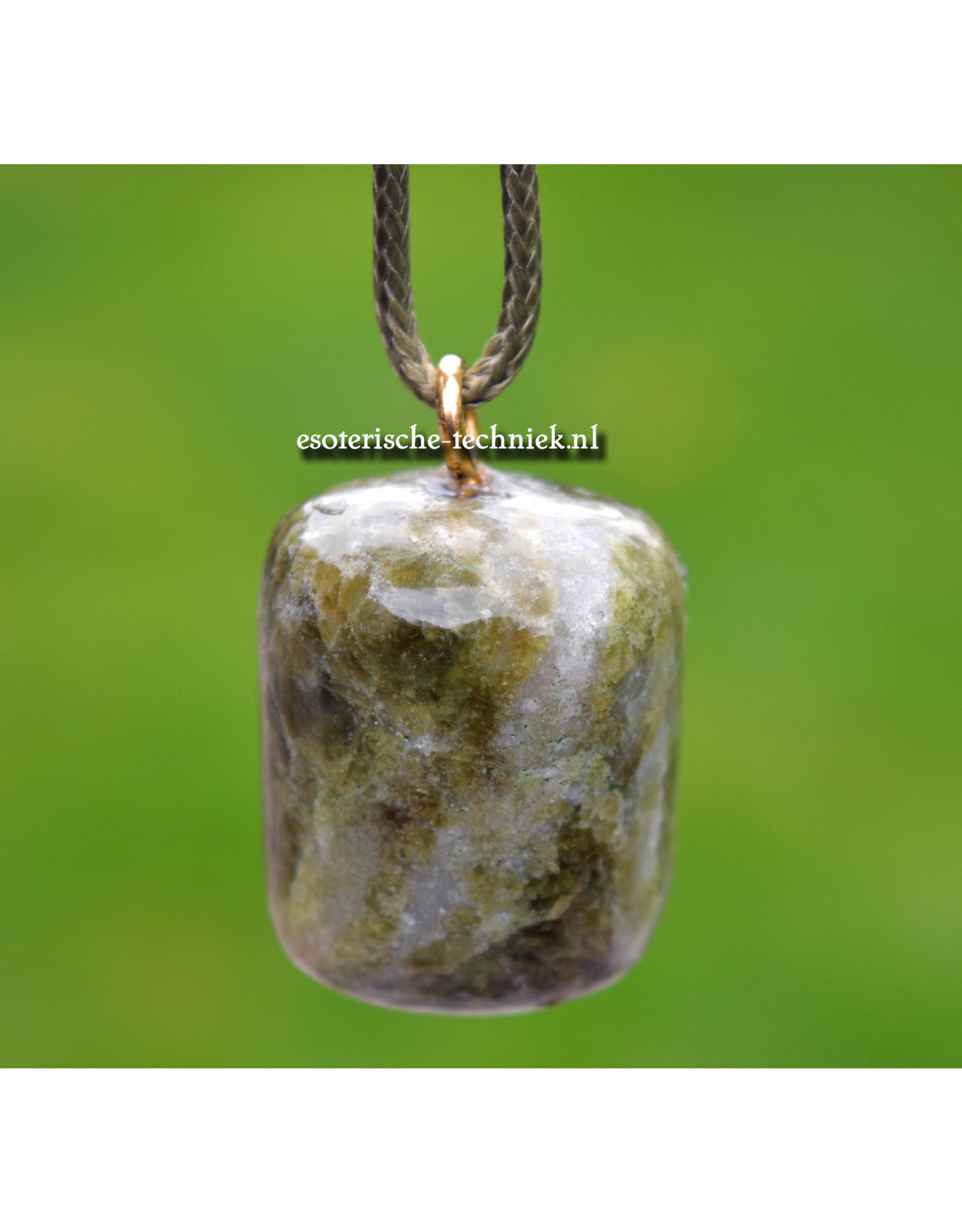 Orgonite Pendant with Vesuvianite (Idocrase) | Protection & Inner Strength