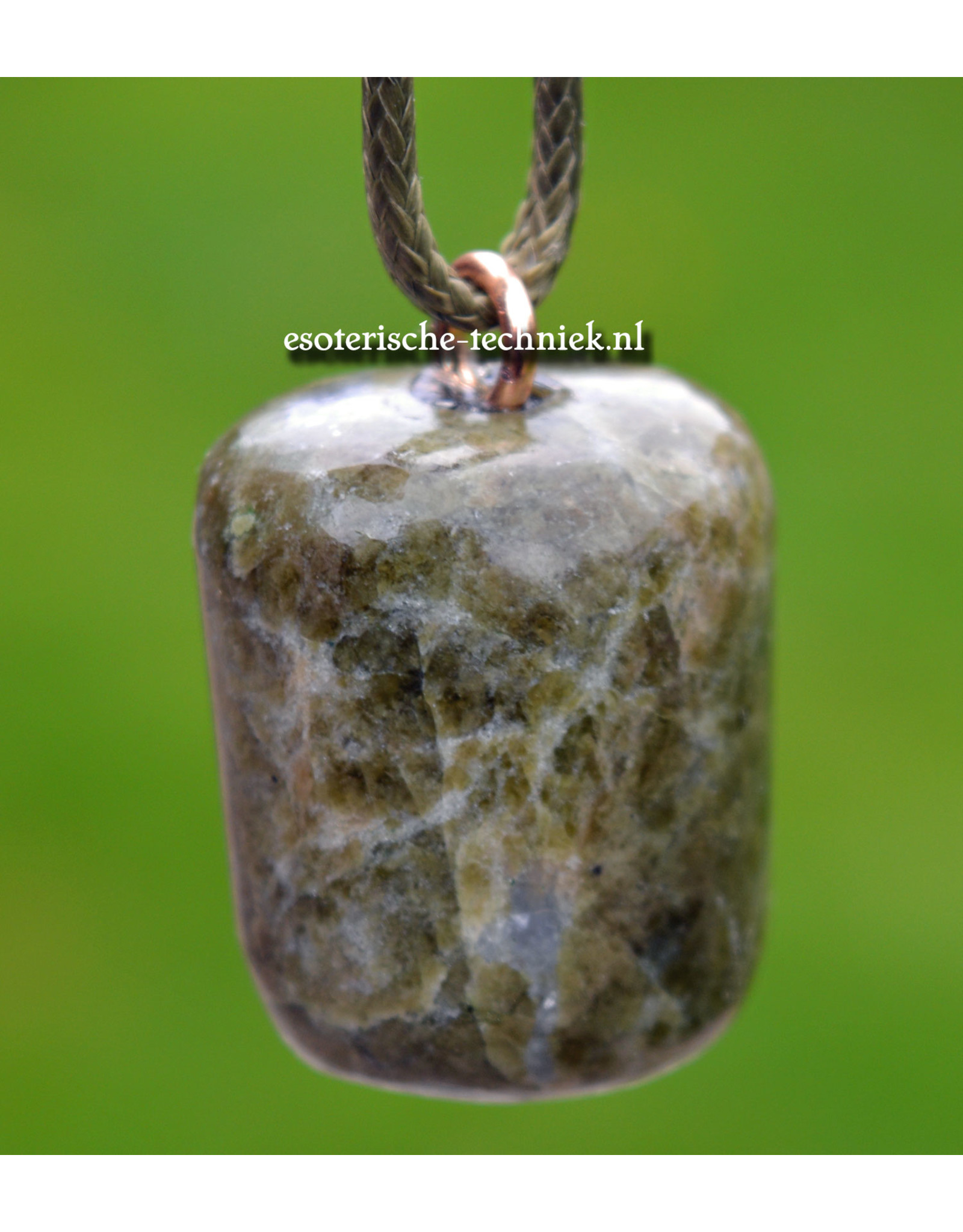Orgonite Pendant with Vesuvianite (Idocrase) | Protection & Inner Strength