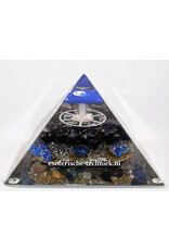 Orgonite piramide met CO2 Plasma, GaNS, Lapis Lazuli en Shungite