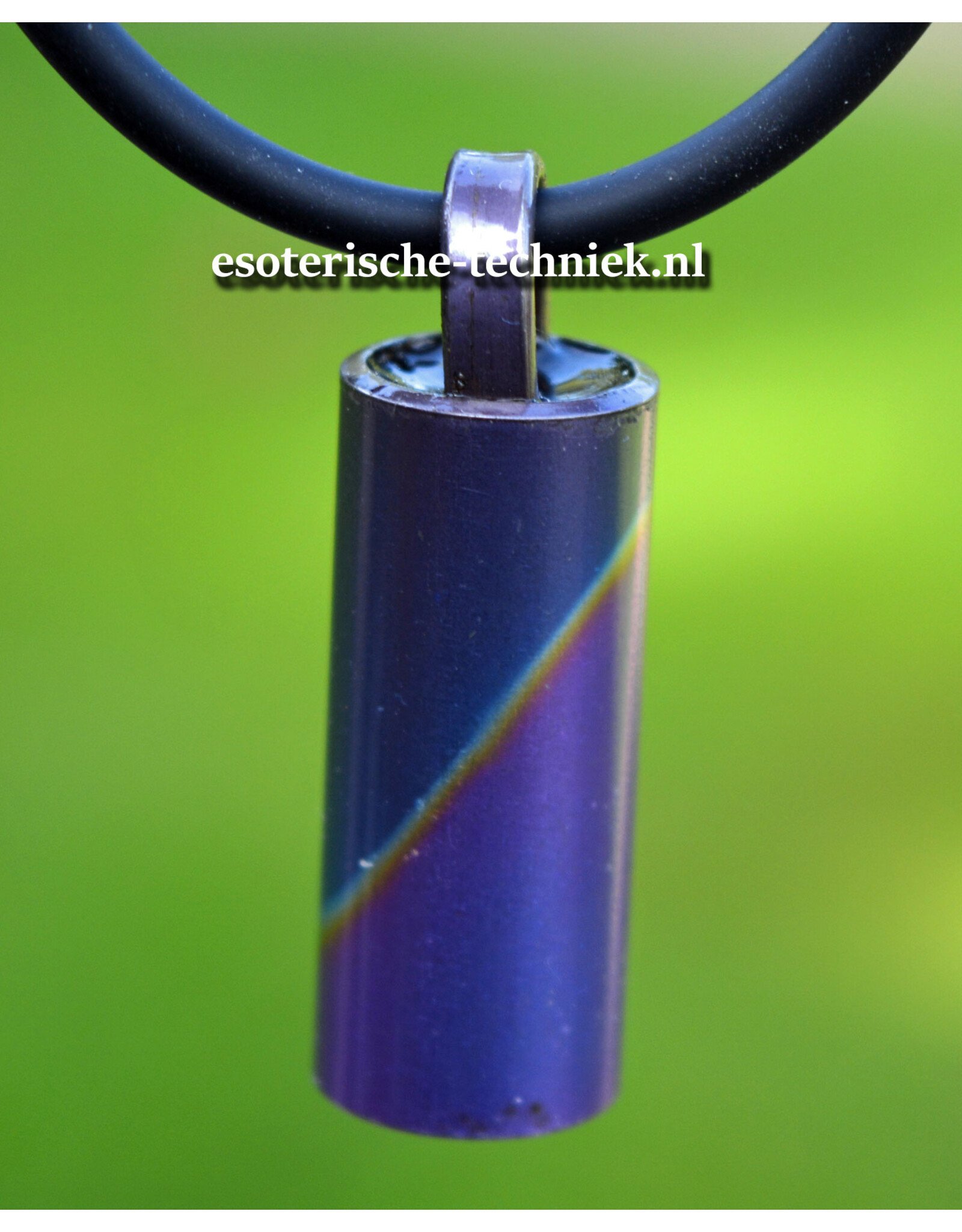 Titanium Orgonite Hanger met Shungite, Herkimer Diamant, Arkansas kristal hanger