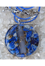 Orgonite hanger met CO2Plasma, GaNS, CUO Plasma Gans, Nano goud,  met diverse edelstenen en mineralen