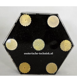 Orgonite Oplaadplaat Tesseract met Shungite