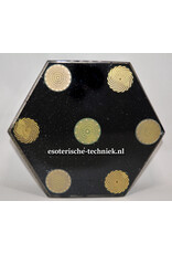 Orgone Orgonite Oplaadschijf hexagon Tesseract met Shungiet