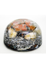 Orgone Orgonite cone Golden Healer, Lemurisch Hematietkwarts,Citrien  en Shungite