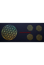 Stickers with Various Gold Geometric Designs