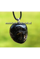 Orgone orgonite hanger Nuummite AA kwaliteit uit Groenland