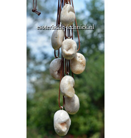 Orgonite witte Aragoniet hanger gekristalliseerd