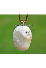 Orgonite hanger witte Aragoniet gekristalliseerd