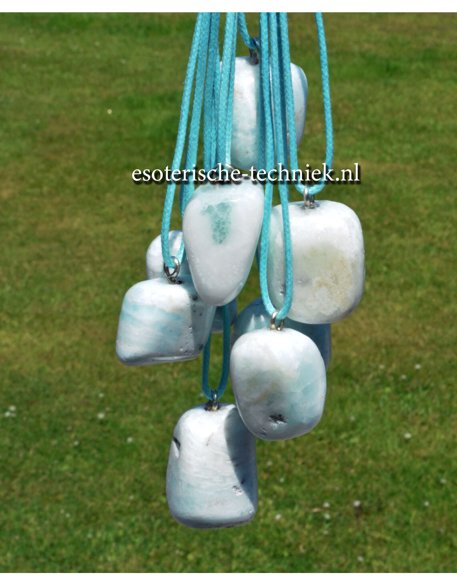 Orgonite Pendant Blue Aragonite Emotional Balance