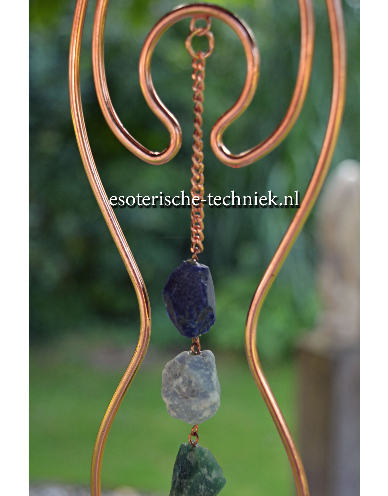 Orgonite Goddess Window Hanger Chakra Stones
