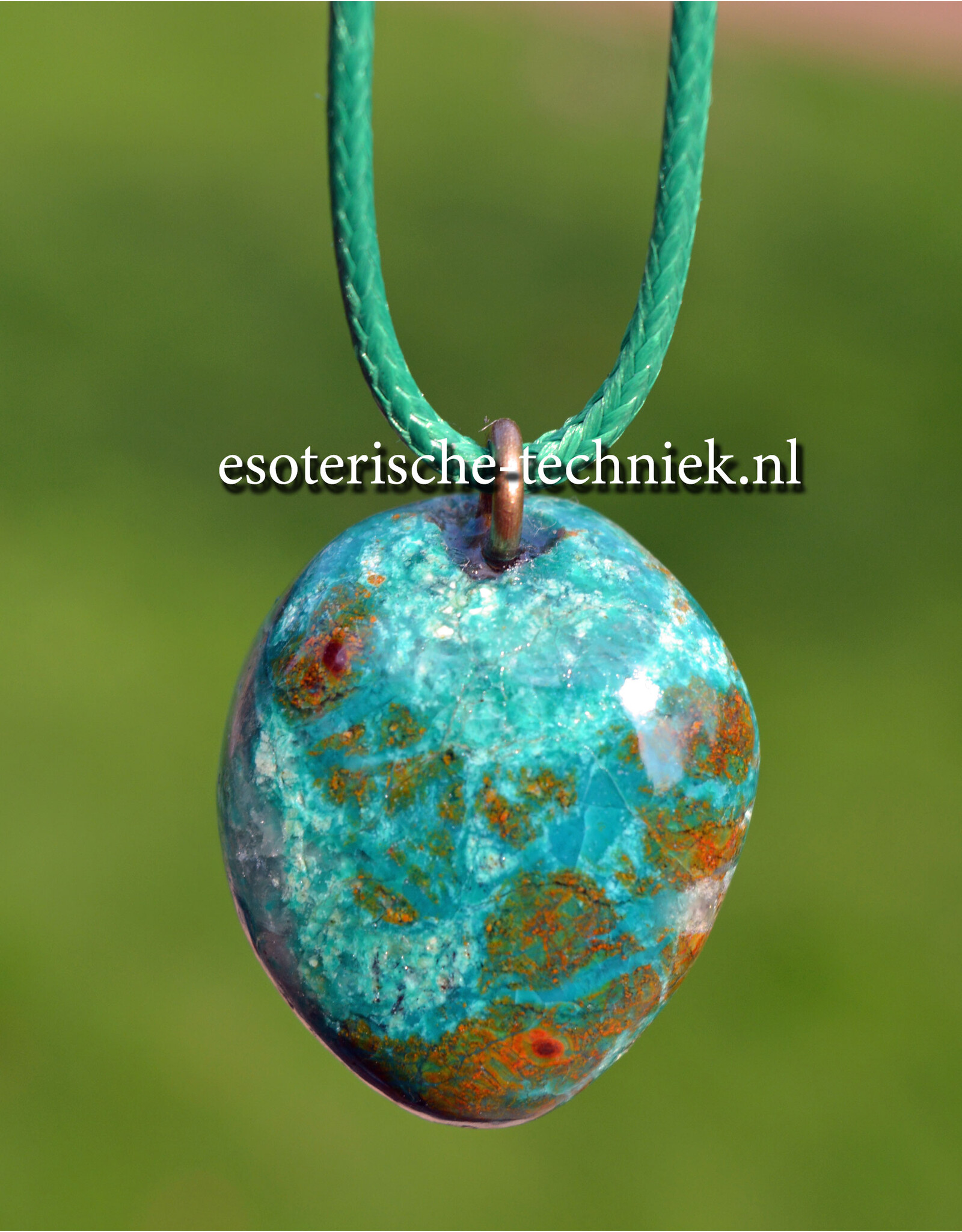Orgonite Pendant Chrysocolla | Communication & Inner Calm