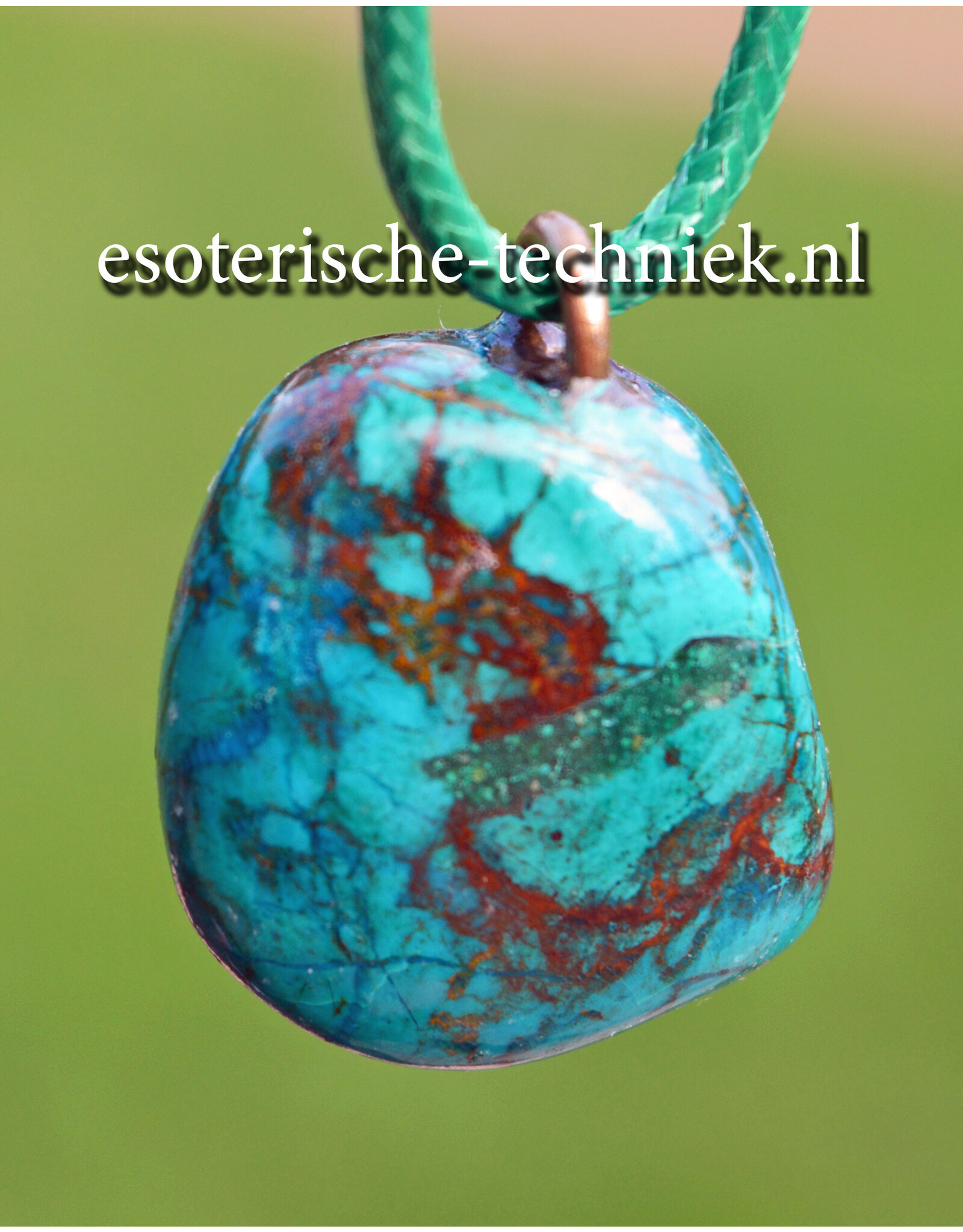 Orgonite Pendant Chrysocolla | Communication & Inner Calm
