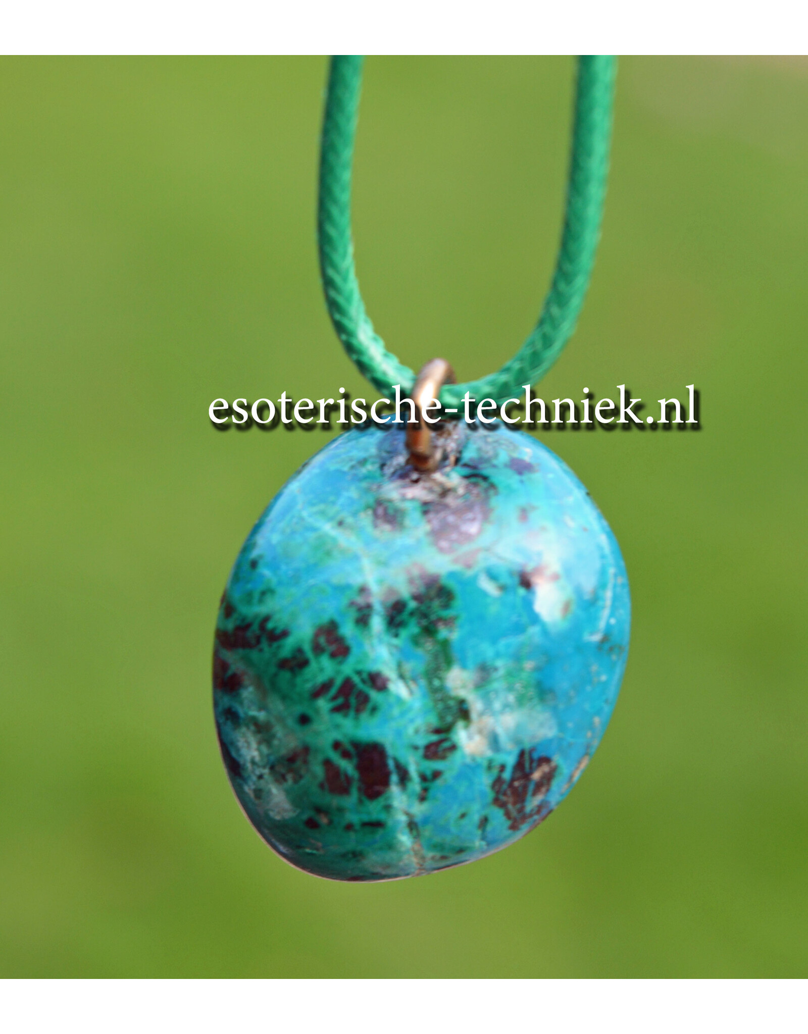 Orgonite Pendant Chrysocolla | Communication & Inner Calm