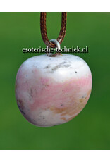 Orgonite hanger Rhodochrosiet met Pyriet