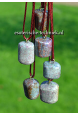 Orgone Orgonite edelsteen hanger Robijn in Kyaniet