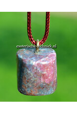 Orgone Orgonite edelsteen hanger Robijn in Kyaniet