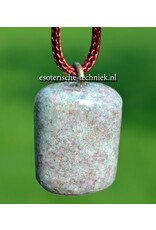 Orgone Orgonite edelsteen hanger Robijn in Kyaniet