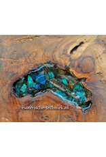 Orgonite Meditatiekruk met Orgonite en CO2 Plasma, Chrysocolla, Shattuckiet en Shungite