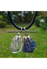 Herkimer & Tanzanite Pendant Clarity &  Awareness