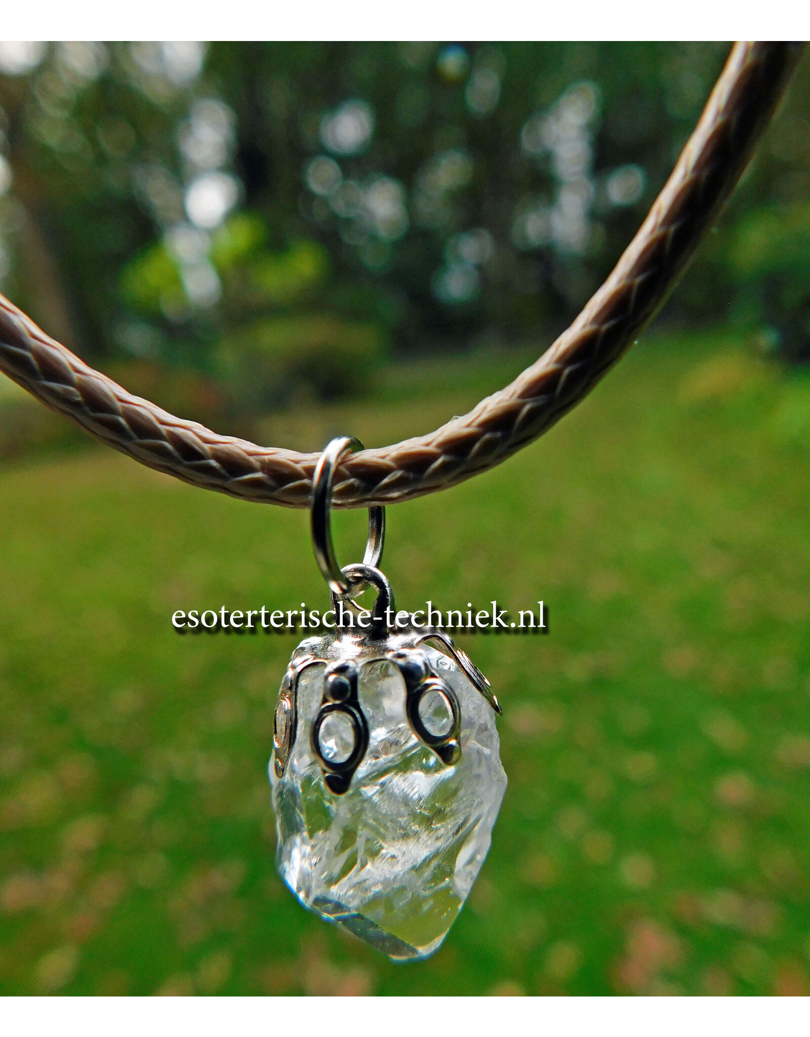 Herkimer & Tanzanite Pendant Clarity &  Awareness