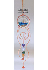 Orgonite Goddess Window Hanger Chakra Stones