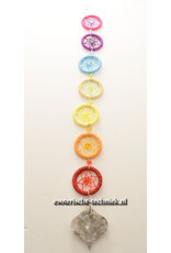 Orgonite Window Hanger Dreamcatcher with Selenite