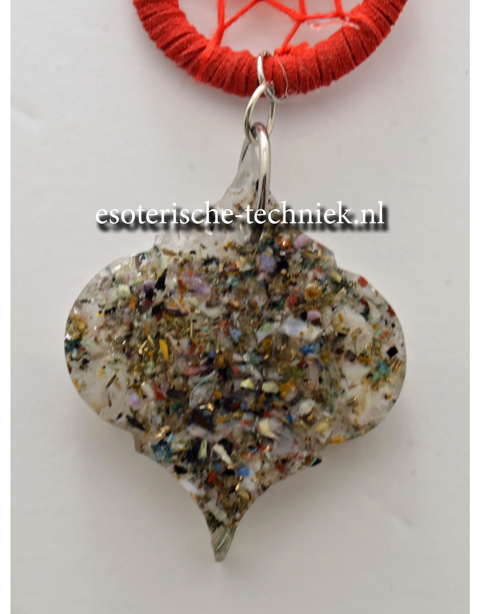 Orgonite Window Hanger Dreamcatcher with Selenite