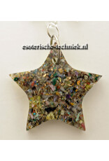 Orgonite stralingswerende raamhanger Lizardiet en shungite