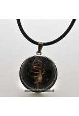 Orgonite hangers Shungiet met symbool of Bergkristalpunt