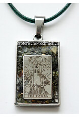 Orgonite Tarot Pendant with Preseli Bluestone – Stonehenge Stone