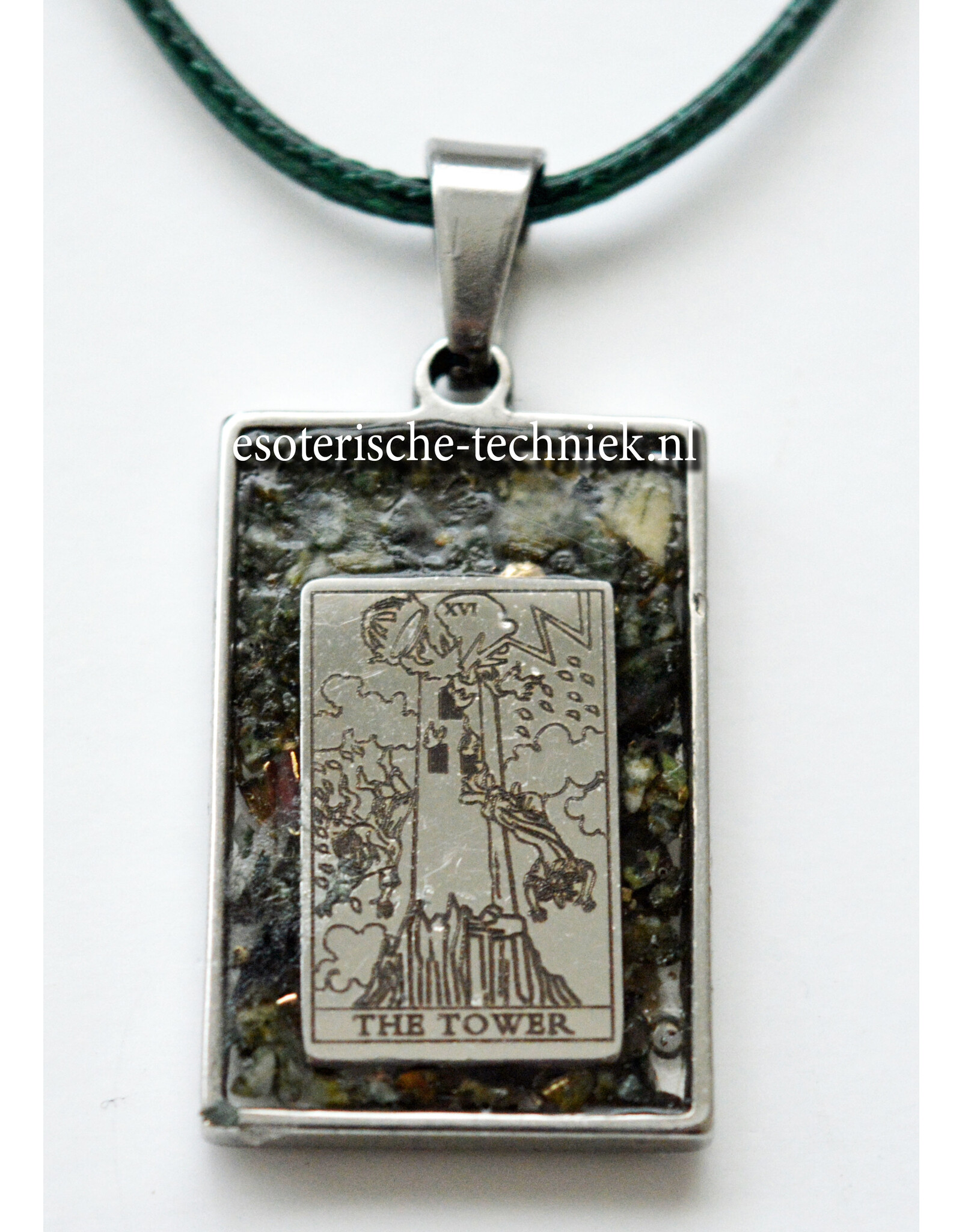 Orgonite Tarot Pendant with Preseli Bluestone – Stonehenge Stone