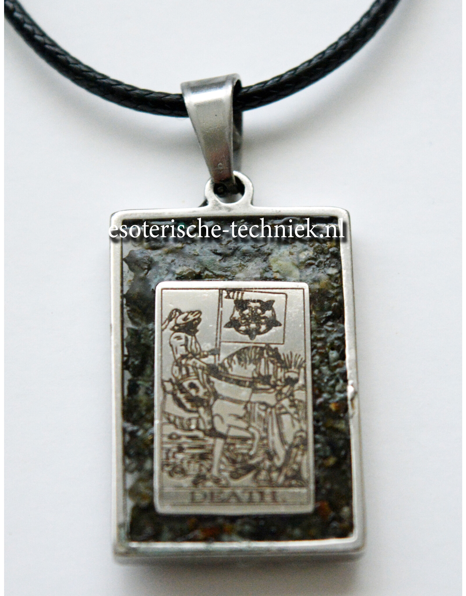 Orgonite Hanger Tarot Preseli Bluestone/ Stonehenge steen en Shungite