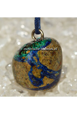 Orgone Orgonite edelsteen hanger Azuriet Malachiet