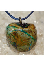 Orgone Orgonite edelsteen hanger Azuriet Malachiet