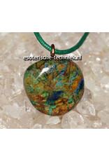 Orgone Orgonite edelsteen hanger Azuriet Malachiet