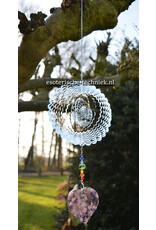 Orgone Orgonite raamhangerTree of Life met Amethist, Fosfosideriet en Shungite