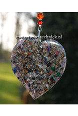 Orgone Orgonite raamhangerTree of Life met Amethist, Fosfosideriet en Shungite