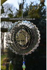 Orgone Orgonite raamhangerTree of Life met Amethist, Fosfosideriet en Shungite
