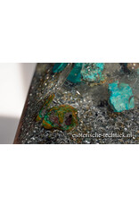 Orgone Orgonite piramide Serpierite, Cupriet, Chrysocolla