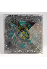 Orgone Orgonite piramide Serpierite, Cupriet, Chrysocolla