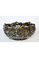 Orgone Orgonite Lotus schaaltje  Shungite met Bergkristal en Shungite
