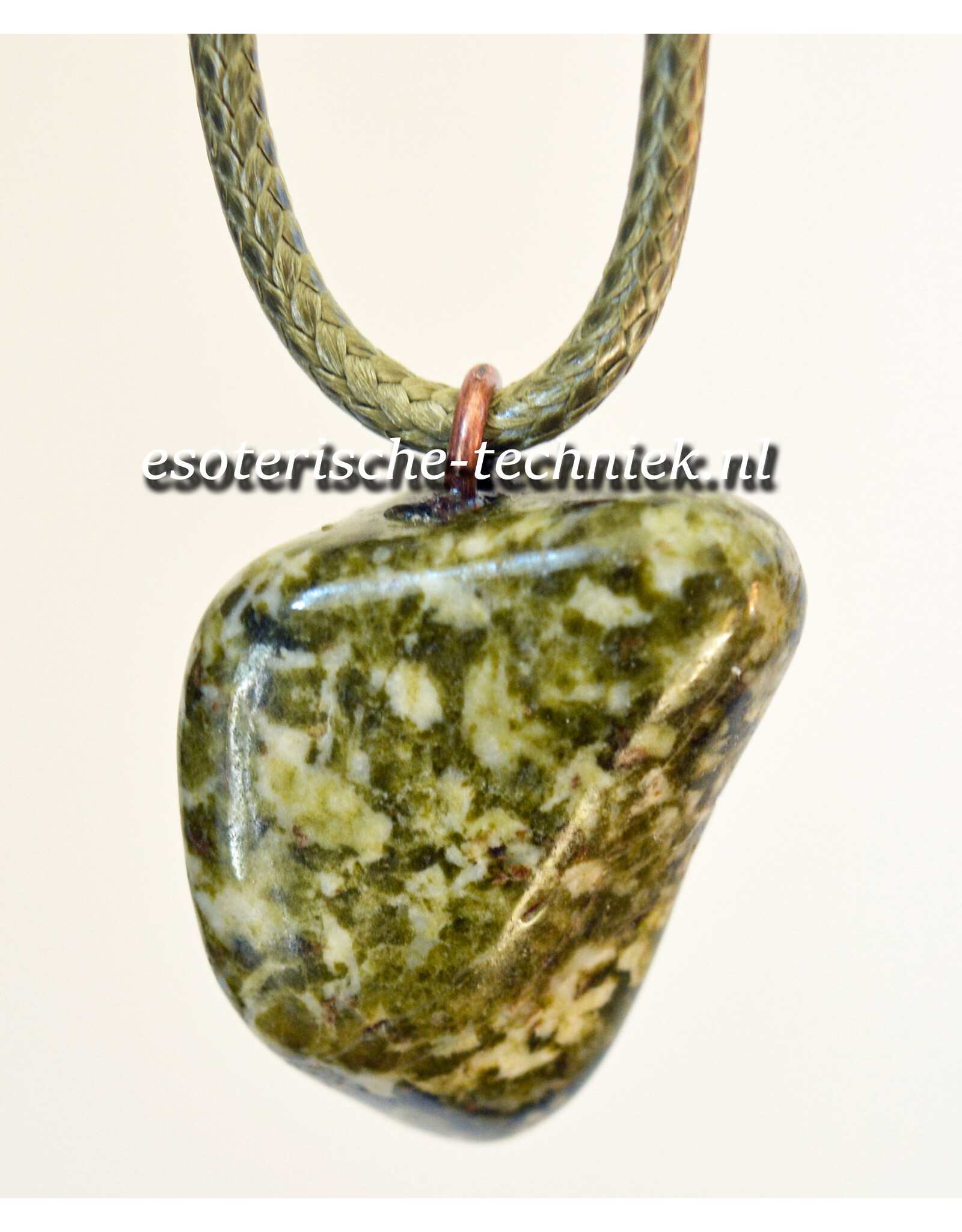 Orgonite Pendant Snowflake Epidote | Calm, Balance & Resilience